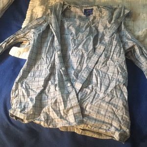 Kohl’s brand button up plaid shirt. Size L